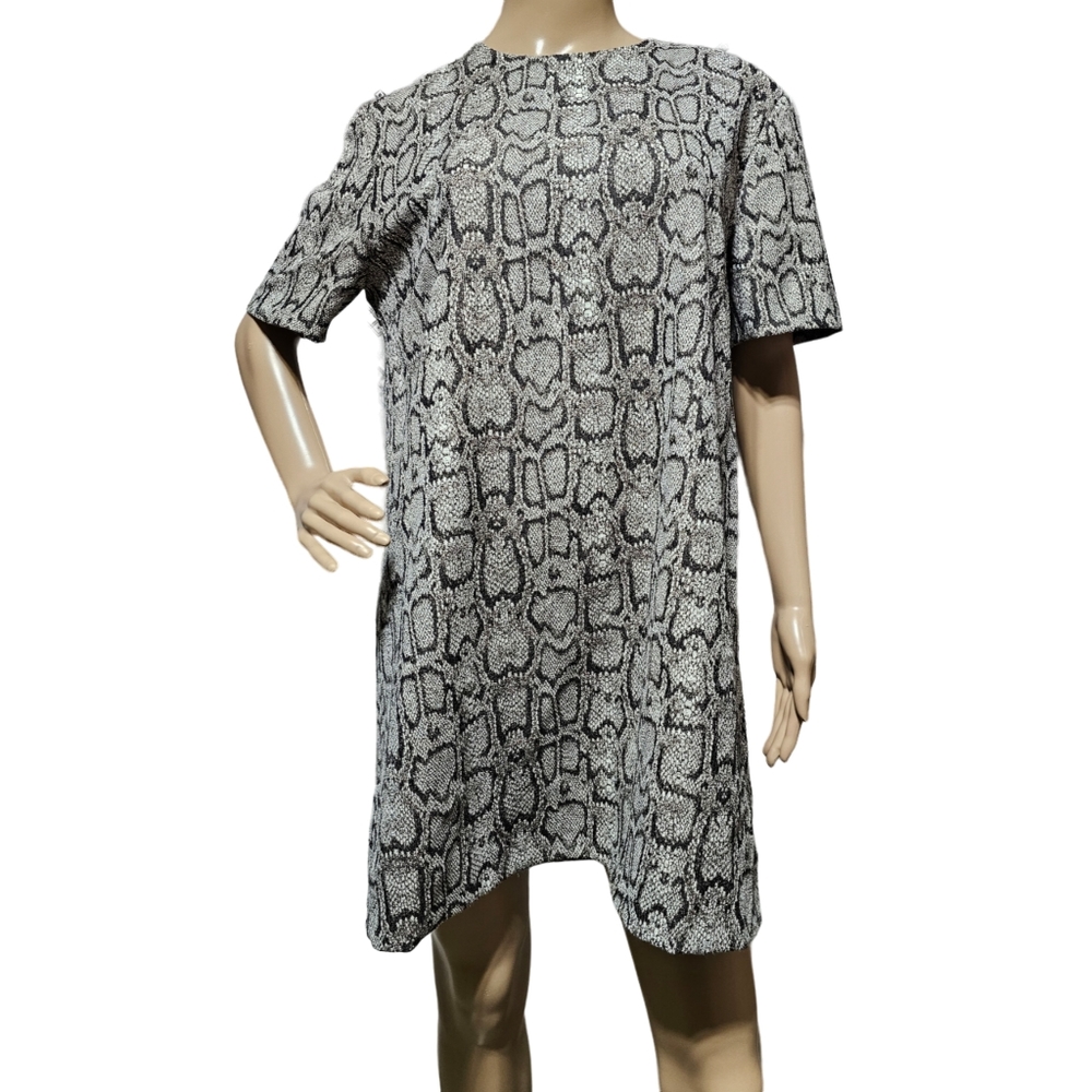 NWOT Women's Zara Woman Snake Print Dress